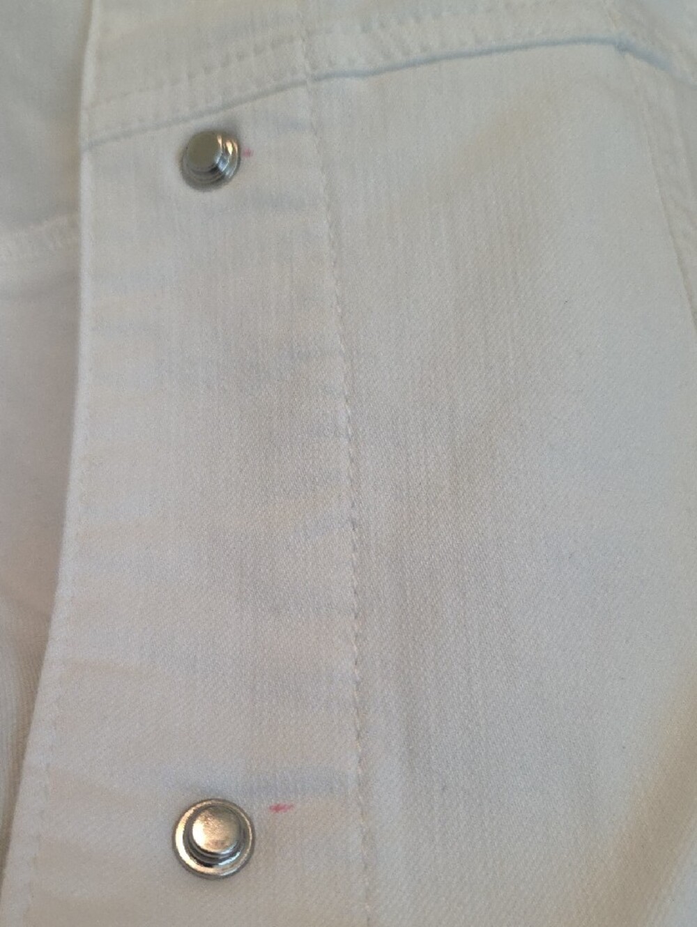 Wit & Wisdom Optic White Button-Front Jean Jacket - Picture 4 of 4